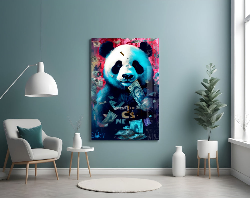 Zengin Panda Cam Tablo || Tasarımcı Koleksiyonu