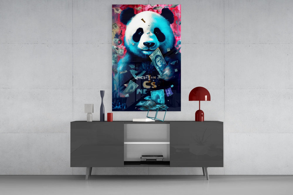 Zengin Panda Cam Tablo || Tasarımcı Koleksiyonu