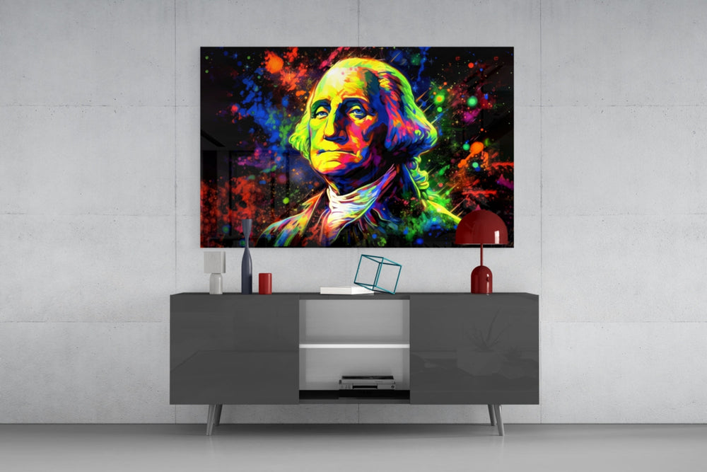 Benjamin Franklin Cam Tablo || Tasarımcı Koleksiyonu