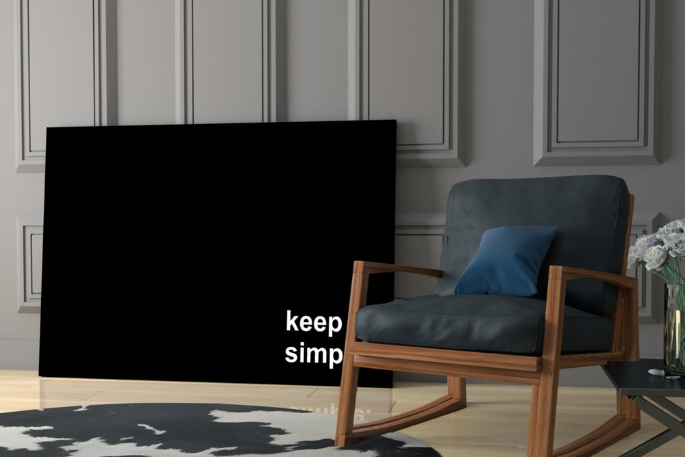 Basit Tutun Cam Tablo || Tasarımcı Koleksiyonu