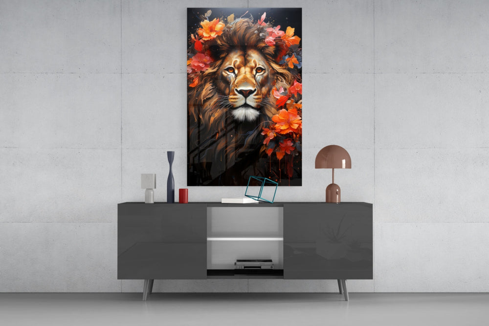 Aslan Cam Tablo || Tasarımcı Koleksiyonu