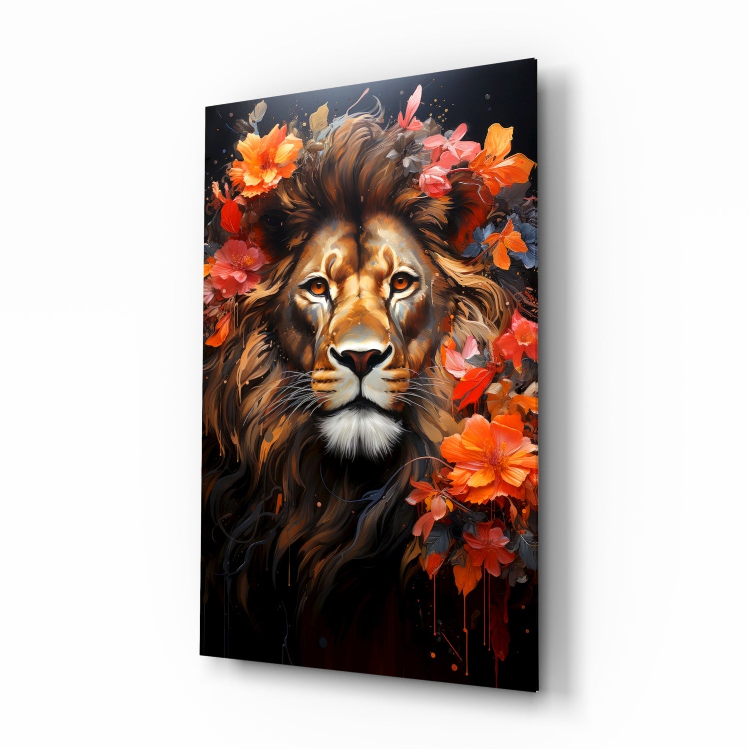 Aslan Cam Tablo || Tasarımcı Koleksiyonu