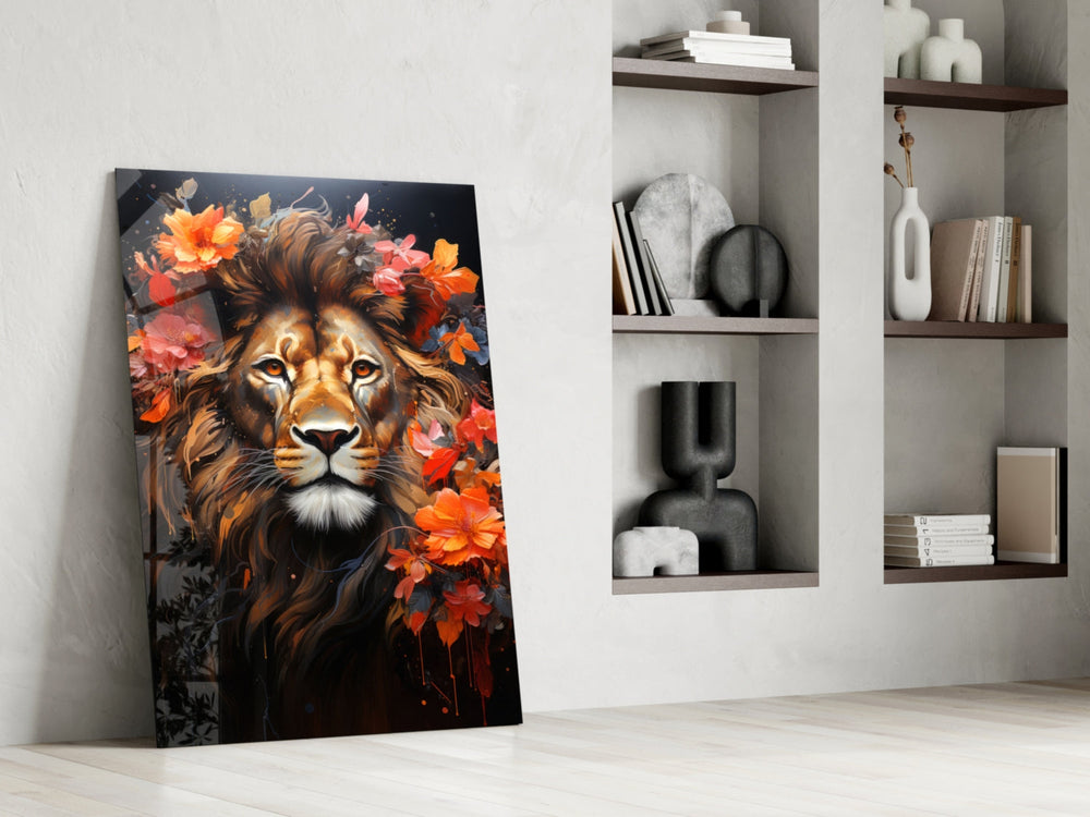 Aslan Cam Tablo || Tasarımcı Koleksiyonu