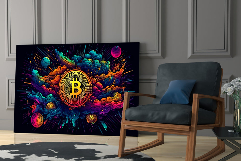 Bitcoin Cam Tablo || Tasarımcı Koleksiyonu