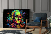 Benjamin Franklin Cam Tablo || Tasarımcı Koleksiyonu