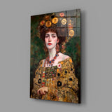 Klimt Tarzı Cam Tablo || Tasarımcı Koleksiyonu