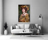 Klimt Tarzı Cam Tablo || Tasarımcı Koleksiyonu