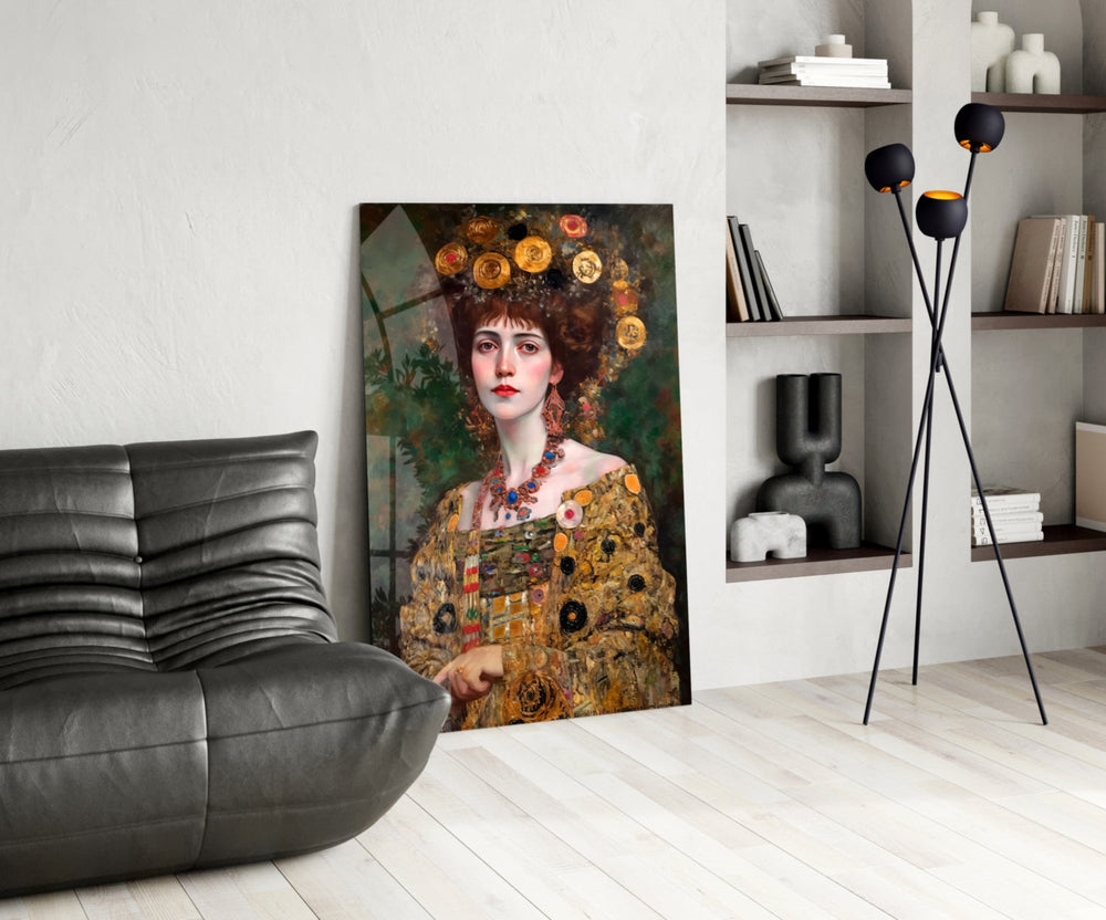Klimt Tarzı Cam Tablo || Tasarımcı Koleksiyonu