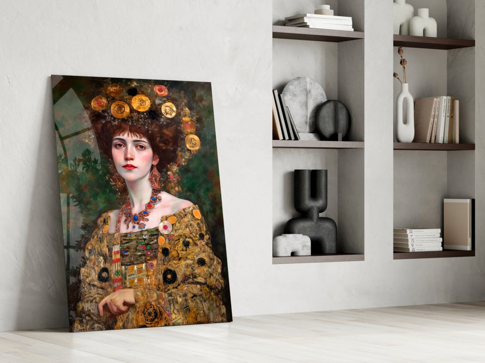 Klimt Tarzı Cam Tablo || Tasarımcı Koleksiyonu