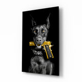 Av Köpeği Cam Tablo || Tasarımcı Koleksiyonu