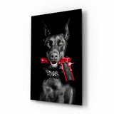 Av Köpeği Cam Tablo || Tasarımcı Koleksiyonu