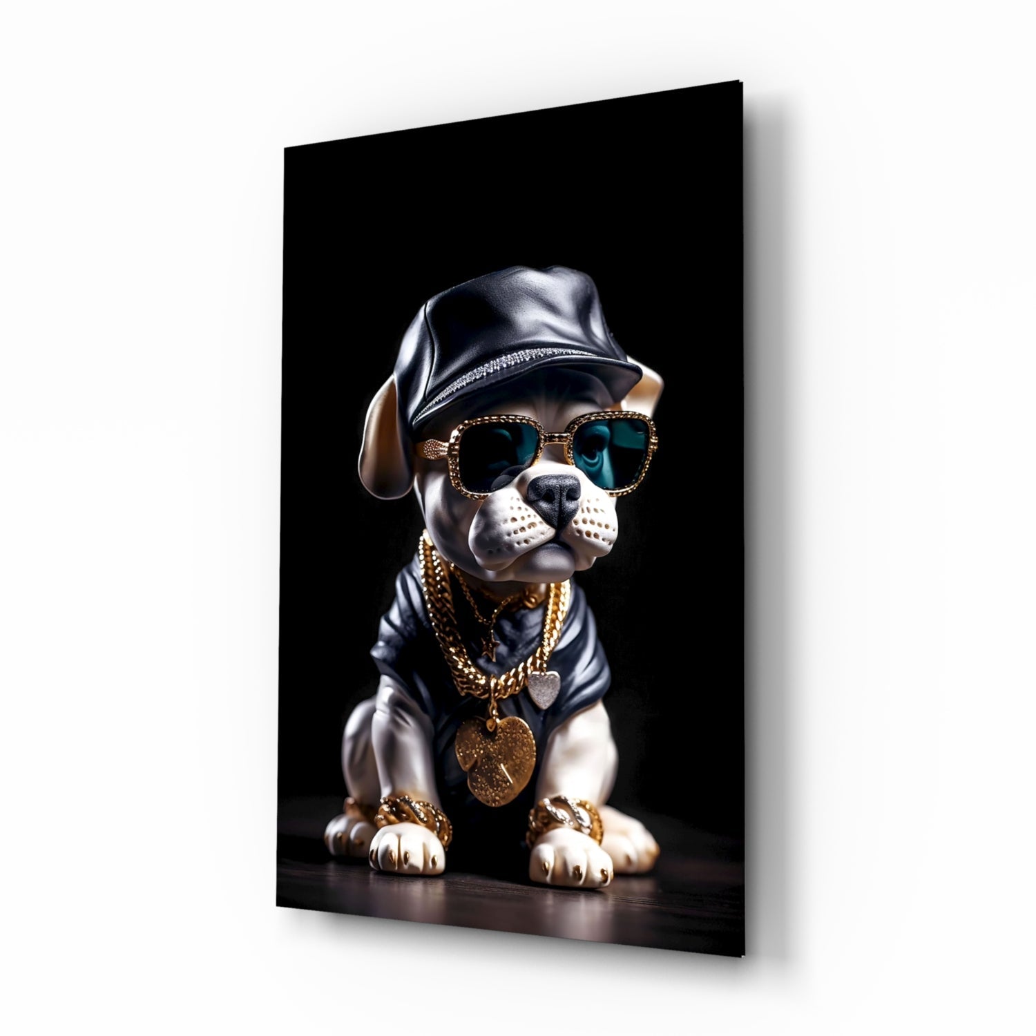 Yavru Köpek Vogue Cam Tablo || Tasarımcı Koleksiyonu