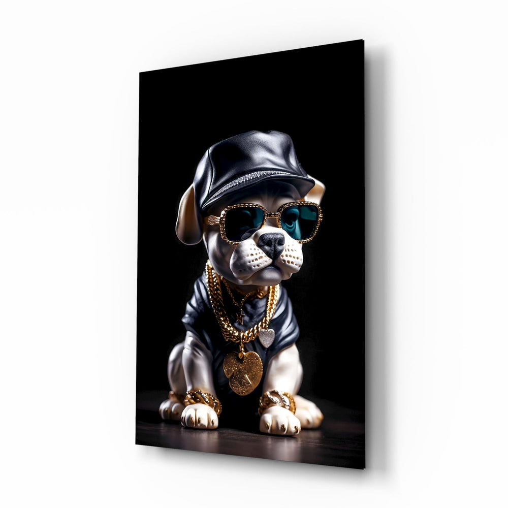 Yavru Köpek Vogue Cam Tablo || Tasarımcı Koleksiyonu