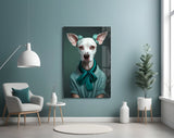 Köpek Vogue Cam Tablo || Tasarımcı Koleksiyonu