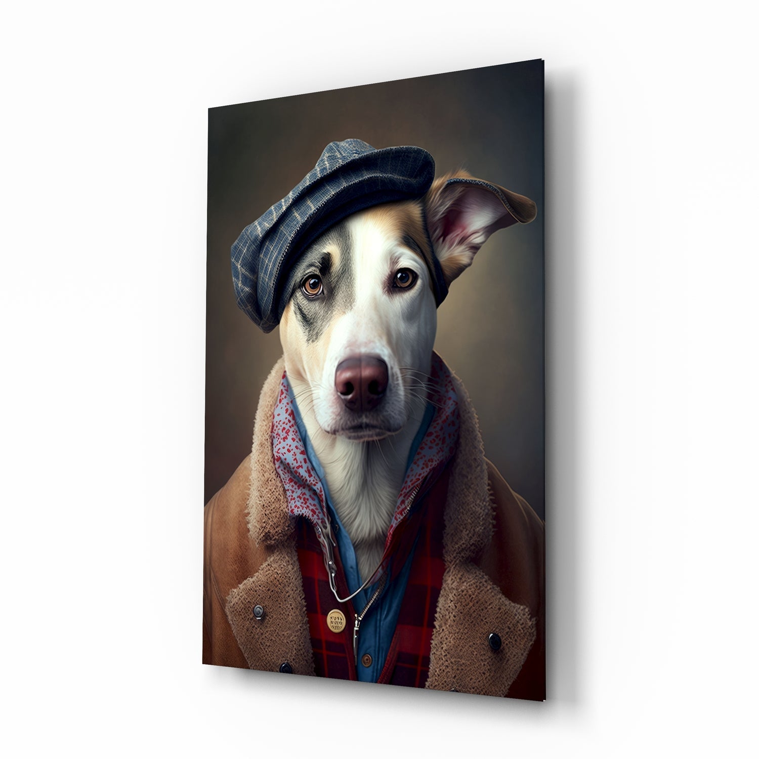 Köpek Cam Tablo.