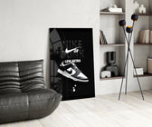 Retro Spor Ayakkabılar Cam Tablo || Tasarımcı Koleksiyonu
