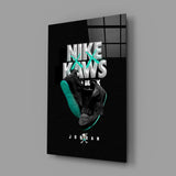 Siyah Kaws Cam Tablo || Tasarımcı Koleksiyonu