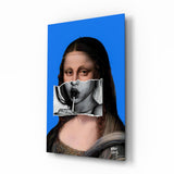 Çağdaş Mona Lisa Cam Tablo || Tasarımcı Koleksiyonu