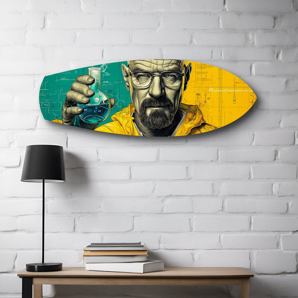 Kimyager Pop Art Cam Tablo.