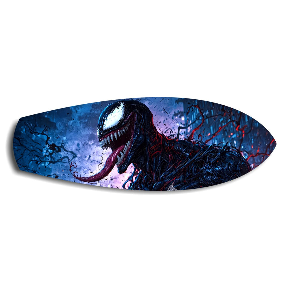 Karanlık Symbiote Anti-Kahraman Cam Tablo.