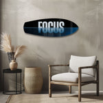 FOCUS Yazılı Motivasyon Cam Tablo.