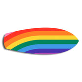 Gökkuşağı Pride Çizgi Cam Tablo.