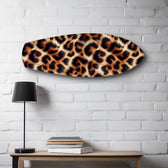 Leopar Desenli Cam Tablo.