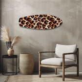 Leopar Desenli Cam Tablo.