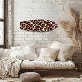 Leopar Desenli Cam Tablo.