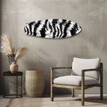 Zebra Çizgili Cam Tablo.