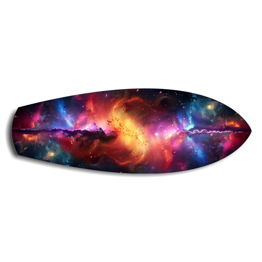 Kozmik Nebula Galaksi Cam Tablo.