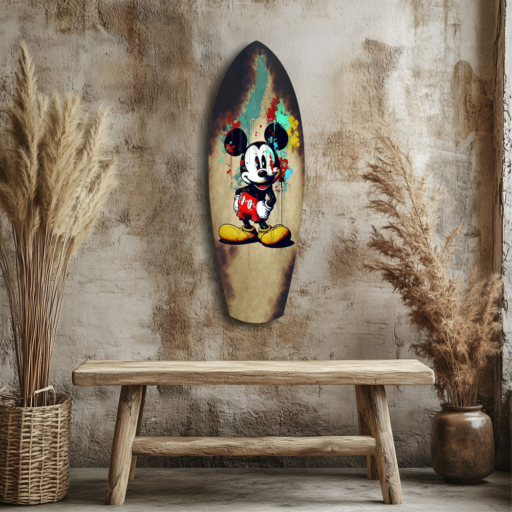 Graffiti Fareli Pop Art Cam Tablo.