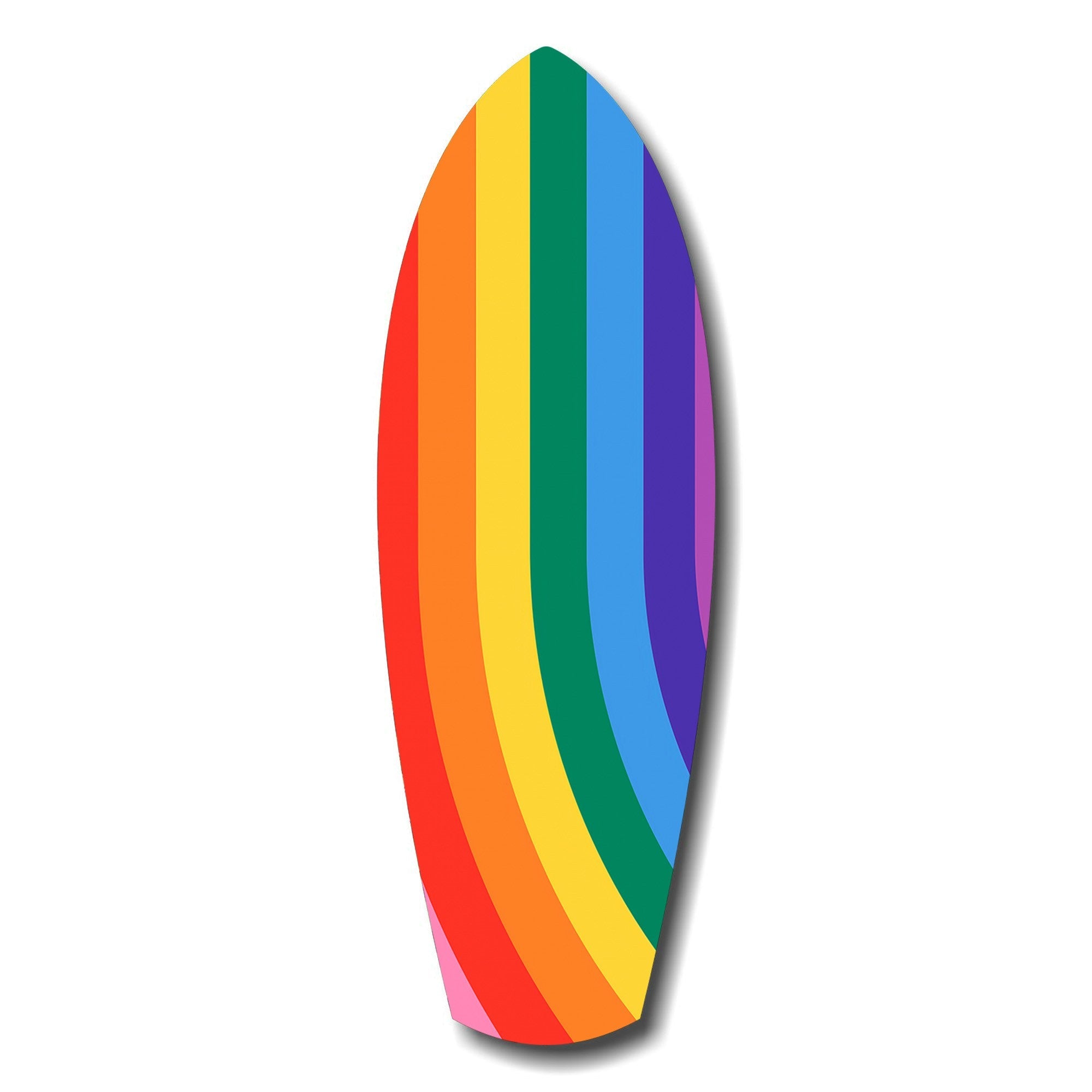 Gökkuşağı Pride Şeritleri Canlı Cam Tablo.
