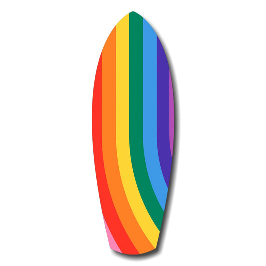 Gökkuşağı Pride Şeritleri Canlı Cam Tablo.