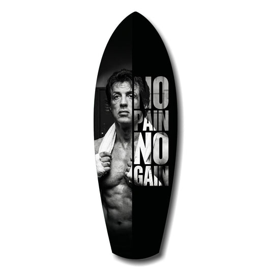 No Pain No Gain Boksör Motivasyon Cam Tablo.