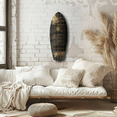 Altın Sörf Yansıması Cam Tablo.