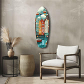 Şirin Sahil Köyü Cam Tablo.