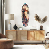 Marilyn Monroe'nun Vintage Rüyaları Cam Tablo.