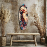 Marilyn Monroe'nun Vintage Rüyaları Cam Tablo.