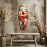 Marilyn Monroe'nun Vintage Rüyaları Cam Tablo.