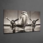 Plane Mega Glass Wall Art.