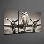 Plane Mega Glass Wall Art.