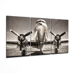 Plane Mega Glass Wall Art.