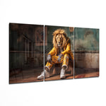 Lion Vogue Mega Glass Wall Art.
