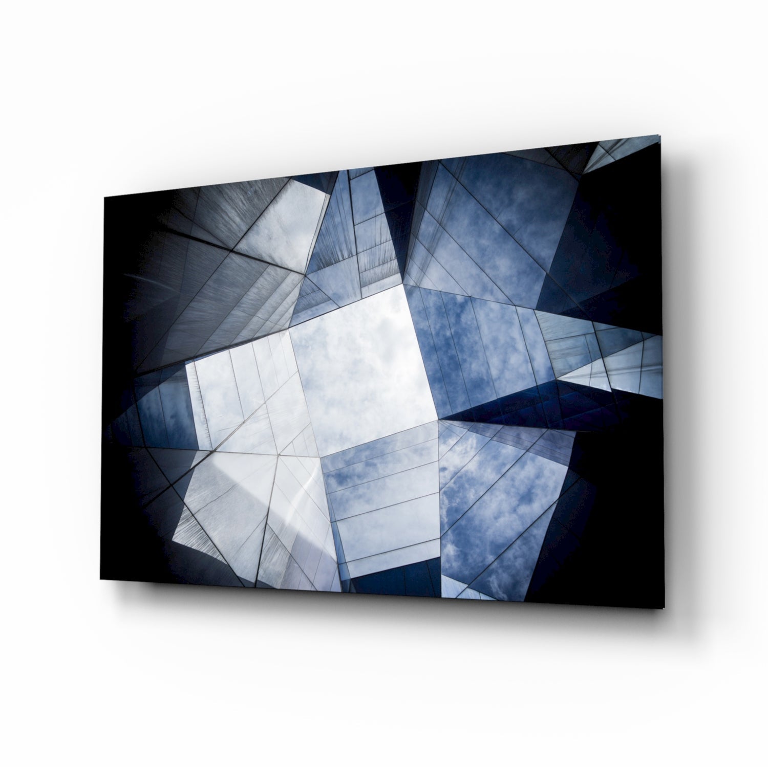Geometrik Mimarlık Cam Tablo