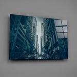 New York Şehri Cam Tablo