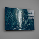 New York Şehri Cam Tablo