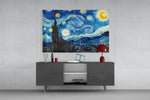 Van Gogh Yıldızlı Gece Cam Tablo