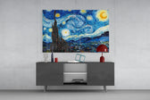 Van Gogh Yıldızlı Gece Cam Tablo