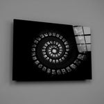 Spiral Merdivenler Cam Tablo